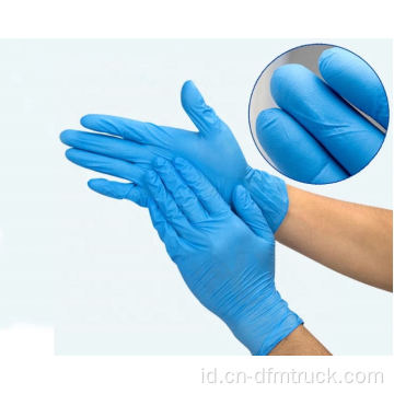 Sarung tangan pemeriksaan Nitril sintetis sekali pakai